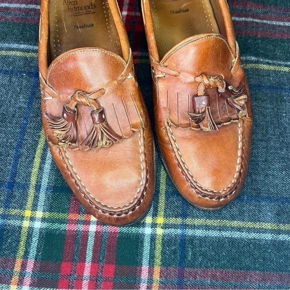 Allan Edmonds Brown Nashua Tassel Loafers 10.5 - Picture 3 of 7